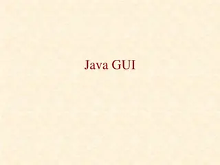 Introduction to Java GUI Programming