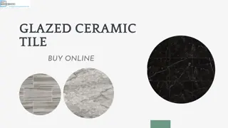 Stylish Glazed Ceramic Tiles - 45% Discount, Buy Online Now| California