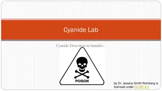 Cyanide: Sources, Exposure, and Risks