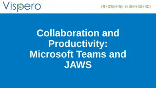 Enhancing Microsoft Teams Accessibility with JAWS