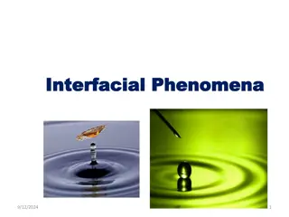 Interfacial Phenomena and Micelle Formation