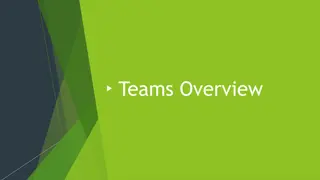 Understanding Teams Interface