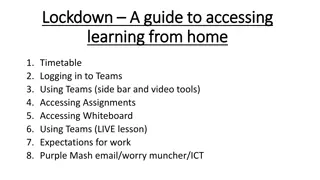 Guide to Accessing Learning from Home