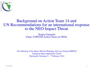 UN Recommendations for Responding to NEO Impact Threats