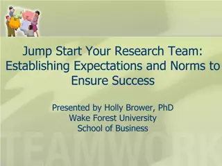 Establishing Effective Research Team Expectations for Success