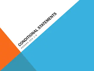 Conditional Statements in Mathematics