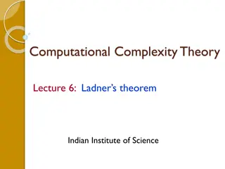 Ladner's Theorem in Computational Complexity Theory