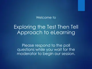 Exploring the Test Then Tell Approach to eLearning