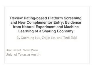 Impact of Rating-Based Platform Screening on New Complementor Entry