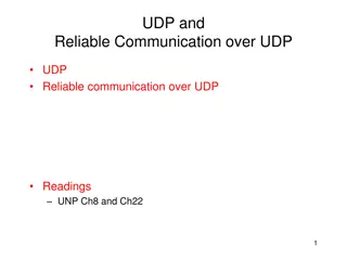 Understanding UDP and Reliable Communication