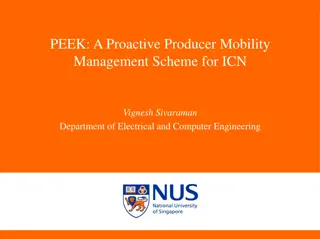 PEEK: Proactive Producer Mobility Management Scheme for ICN