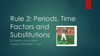 Football Rules: Periods, Time Factors, and Substitutions