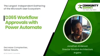 Maximizing D365 Workflow Approvals with Power Automate - Dynamic Communities 2022