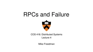 Handling Failures in Distributed Systems