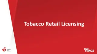 Importance of Tobacco Retail Licensing for Preventing Youth Access