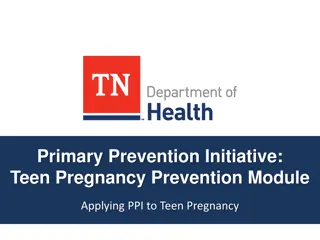 Teen Pregnancy Prevention Initiatives and Trends in Tennessee