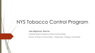 New York State Tobacco Control Program Overview