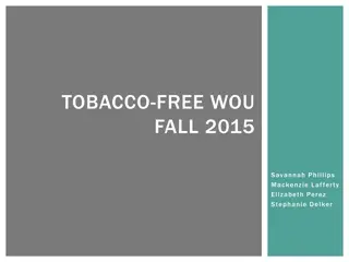 Promoting a Tobacco-Free Campus: Benefits and Goals