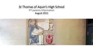 St. Thomas of Aquin's High School Overview