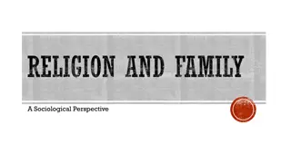 Understanding the Intersection of Religion, Family, and Society