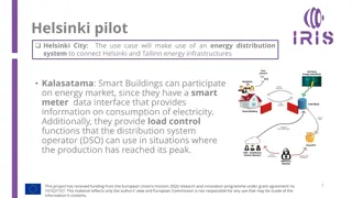 Smart Energy and Autonomous Vehicles Pilot Projects in Helsinki and Tallinn