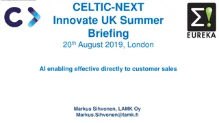 AI Solutions for Direct-to-Customer Sales Innovation Briefing