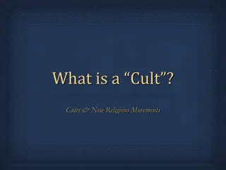 Understanding Cults and New Religious Movements