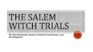 Insights into the Salem Witch Trials