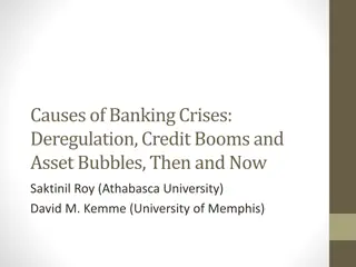 Analysis of Banking Crises: Deregulation, Credit Booms, and Global Impacts