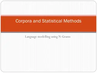 N-Gram Models in Language Modelling