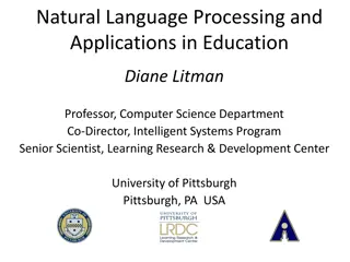 Natural Language Processing in Education: Overview and Applications