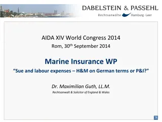 Sue and Labour Expenses in Marine Insurance