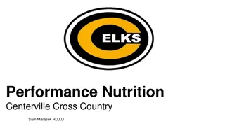 Performance Nutrition Tips for Cross Country Runners