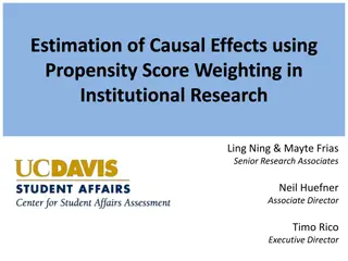 Estimation of Causal Effects using Propensity Score Weighting