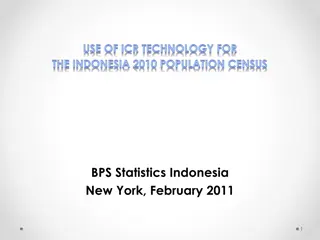 Overview of Population Census Data Processing in Indonesia