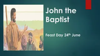 The Story of John the Baptist and the Visitation of Mary