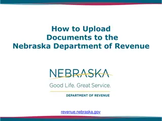 How to Upload Documents to the Nebraska Department of Revenue