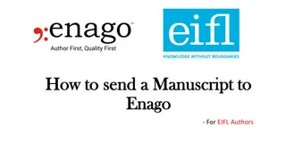 Enago Manuscript Submission Process for EIFL Authors