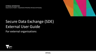 Guide to Secure Data Exchange (SDE) for External Organisations