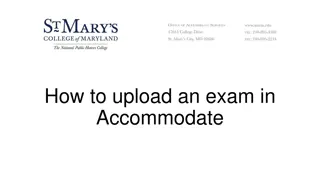 How to Upload an Exam in Accommodate