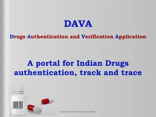 DAVA Drugs Authentication & Verification Application by National Informatics Centre