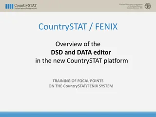 Effective Data Management in the New CountrySTAT Platform