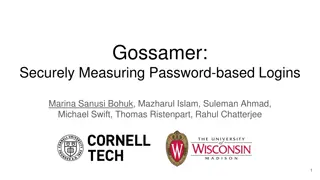 Safely Logging Password-Derived Measurements for Web Login Systems