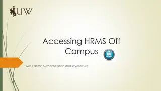 Setting Up Two-Factor Authentication for HRMS Access