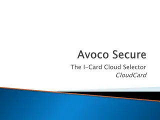 Avoco's Cloud-Based Information Card Selector: Enhancing Usability and Security