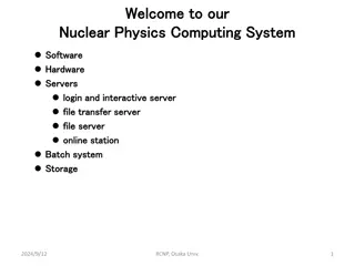 Nuclear Physics Computing System Overview