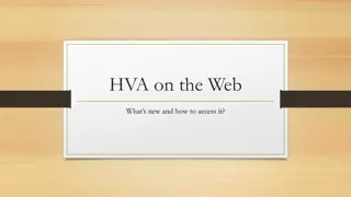 Latest Updates on HVA Online Access