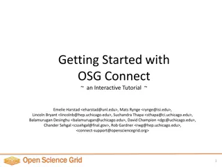 Introduction to OSG Connect: An Interactive Tutorial