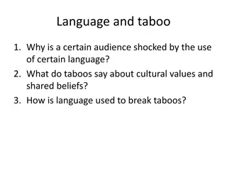 Exploring Language, Taboo, and Communication Through Visuals