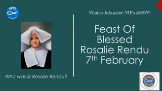 Sr. Rosalie Rendu: An Inspirational Figure in the Society of St. Vincent de Paul